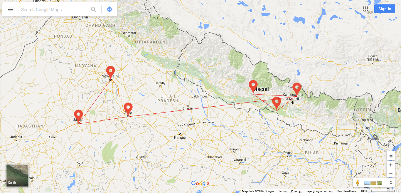 North India Nepal Tour
