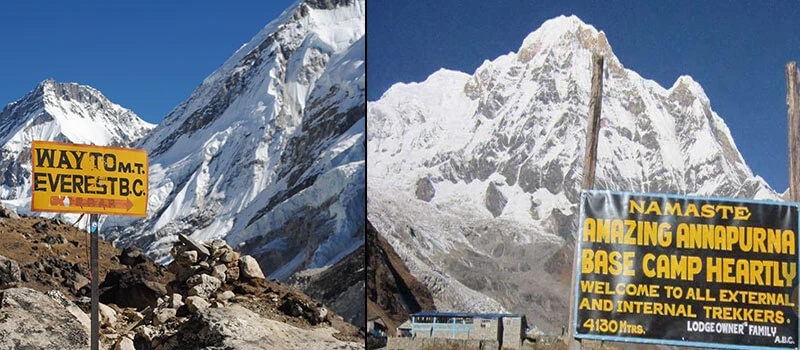 Annapurna or Everest Base camp trek