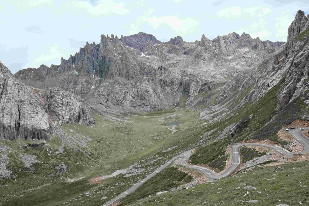 High-altitude mountain road during a Nepal Tibet Tour