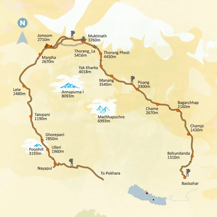 Kailash Mansarovar Yatra Map