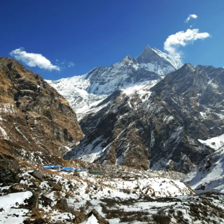 Narchyang on the way to Annapurna Base Camp