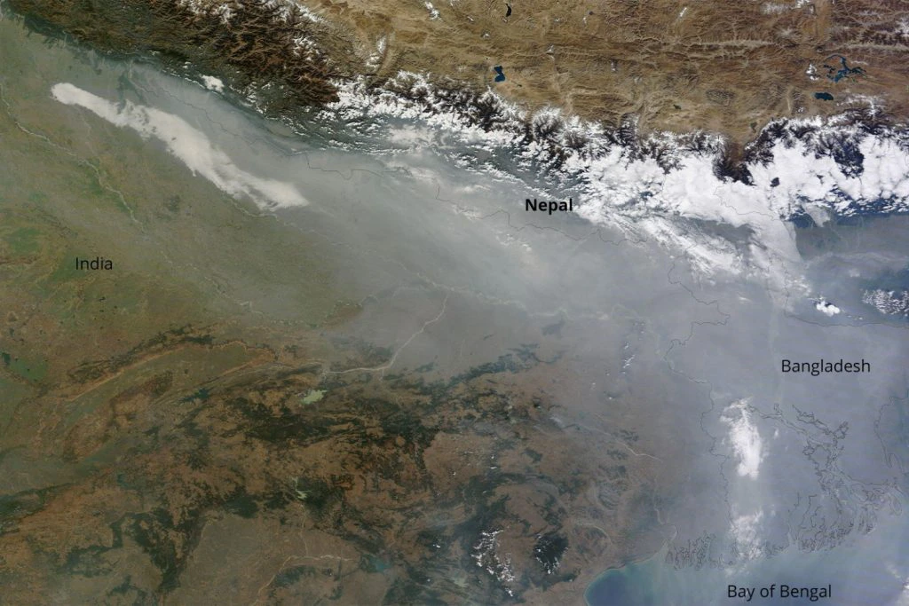 haze over the 